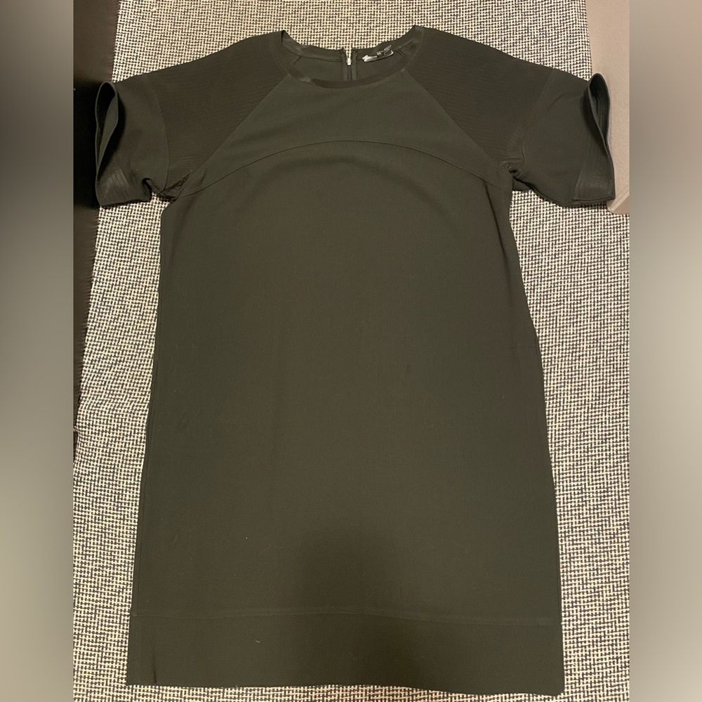 Vince Forest Green T Shirt Dress